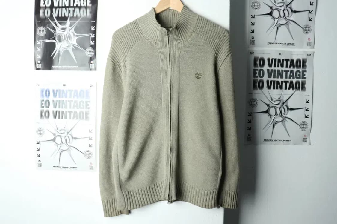 (XL-2XL) 팀버랜드 집업 바람막이 점퍼자켓 니트 카키-15F89 상품이미지2