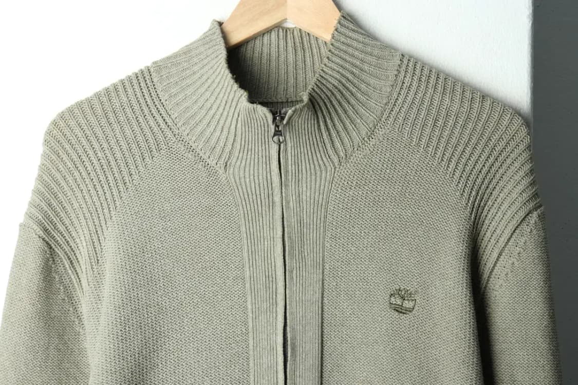 (XL-2XL) 팀버랜드 집업 바람막이 점퍼자켓 니트 카키-15F89 상품이미지3