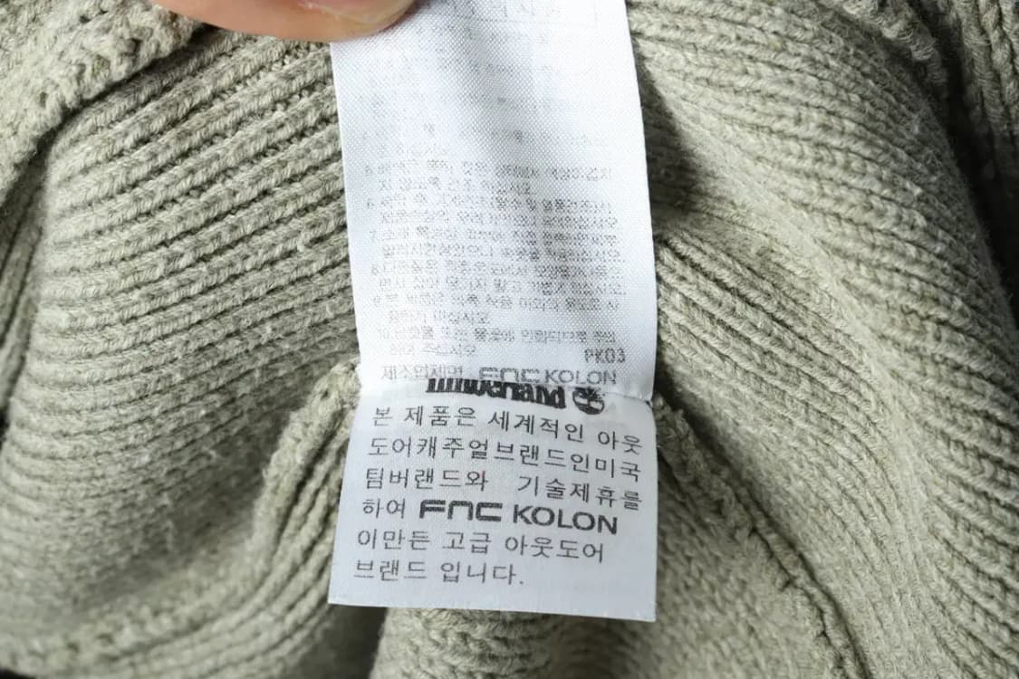 (XL-2XL) 팀버랜드 집업 바람막이 점퍼자켓 니트 카키-15F89 상품이미지7