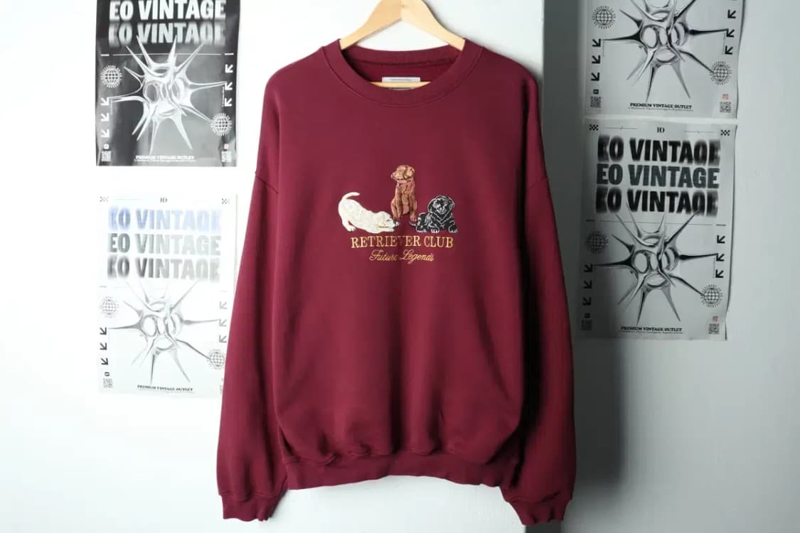 (L-2XL) 비바스튜디오 맨투맨 티셔츠 트렌드 리트리버클럽-15F8C 상품이미지2