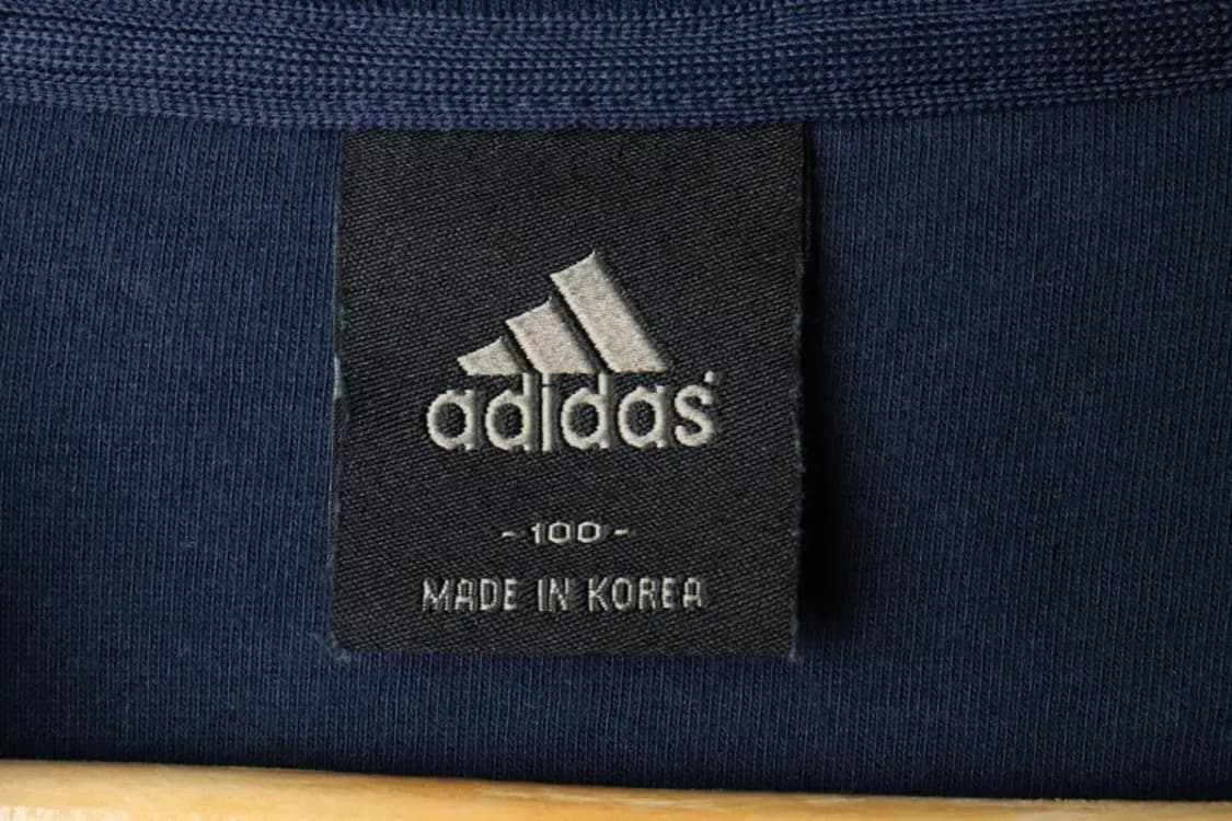 W(L) 아디다스 맨투맨 티셔츠 빅로고 네이비 기모-15F8D 상품이미지7