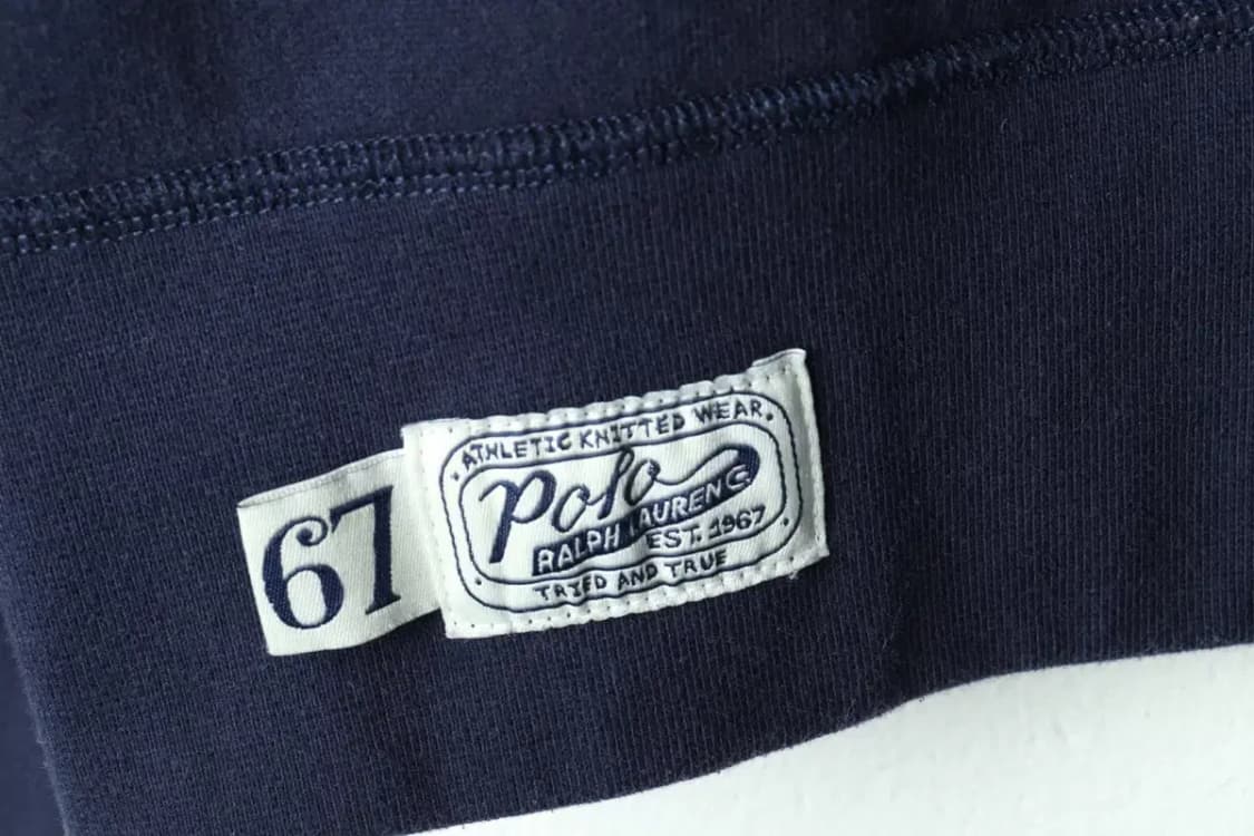 (M-L) 폴로 랄프로렌 맨투맨 티셔츠 엠보 빅로고 네이비-15F90 상품이미지7