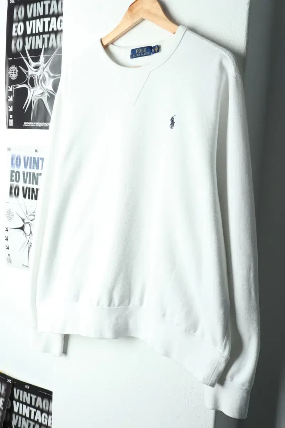 (XL-2XL) 폴로 랄프로렌 맨투맨 티셔츠 빅사이즈 화이트-15F91 상품이미지1