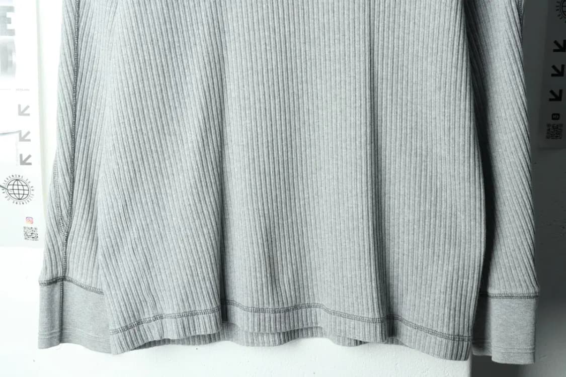 (M-L) 타미힐피거 긴팔티셔츠 골댄 그레이 무지-15F95 상품이미지4