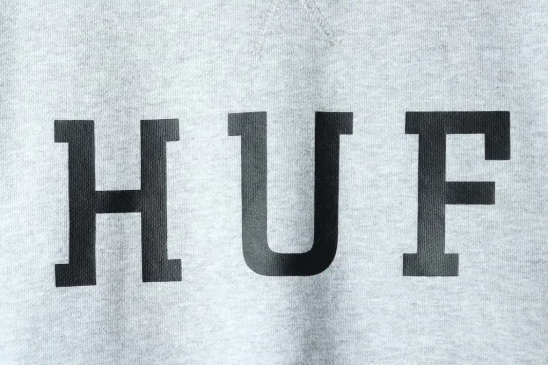 (L-XL) 허프 맨투맨 티셔츠 빅로고 그레이 기모 레디-16041 상품이미지5