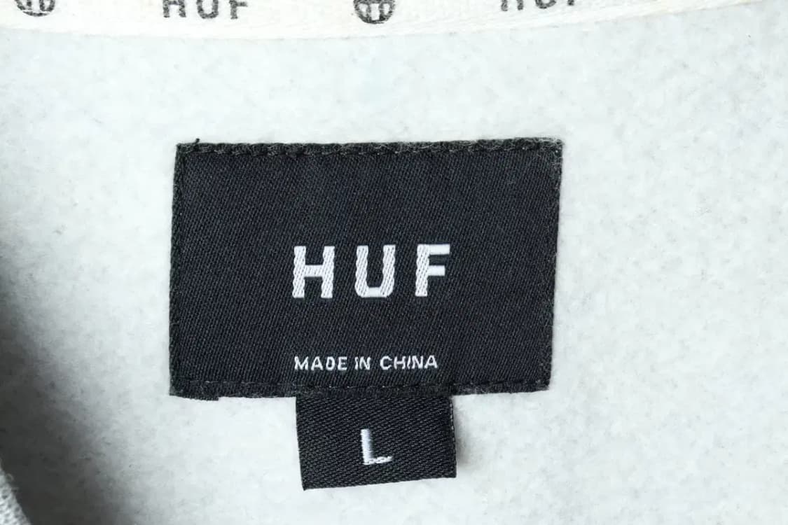 (L-XL) 허프 맨투맨 티셔츠 빅로고 그레이 기모 레디-16041 상품이미지6