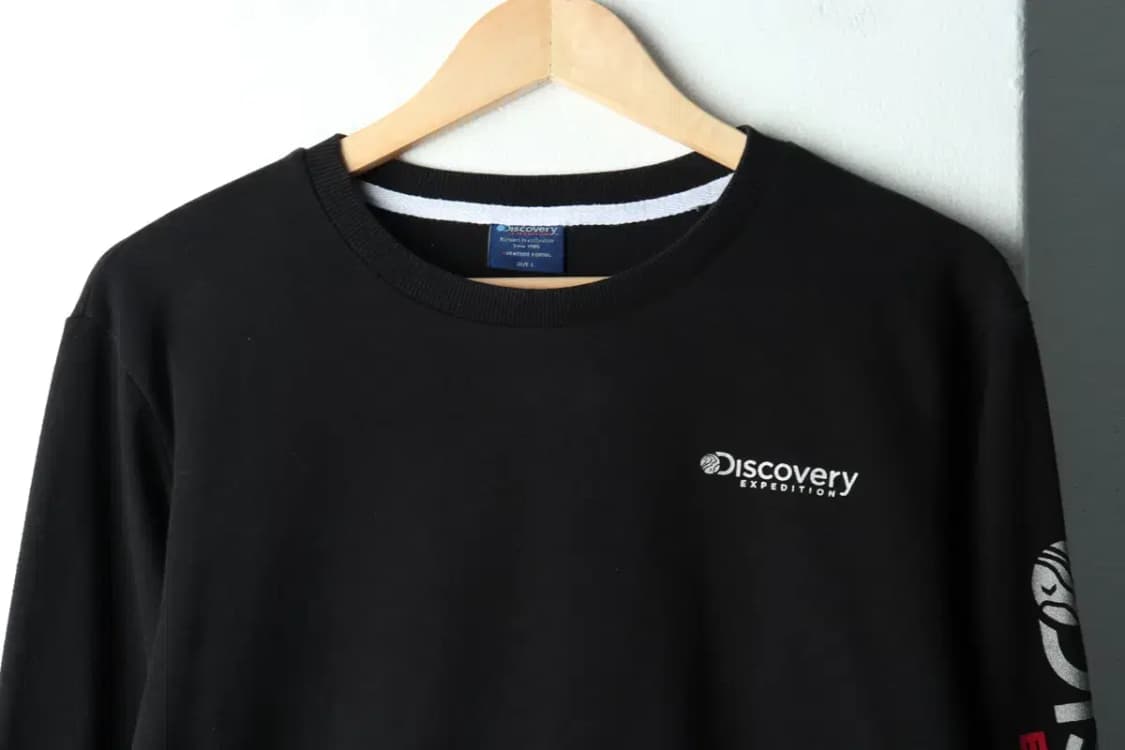 (L) 디스커버리 맨투맨 티셔츠 아동 키즈 기모 블랙-16043 상품이미지3