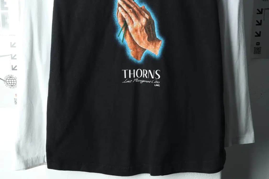 (M-L) 엘엠씨 긴팔티셔츠 나그랑 프린팅 올드스쿨-16045 상품이미지4