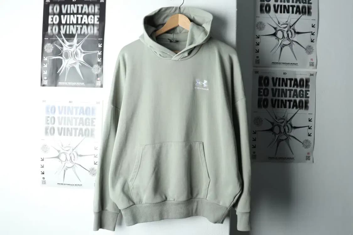 (L-XL) 언더아머 후드티셔츠 그린 올드스쿨-16047 상품이미지2