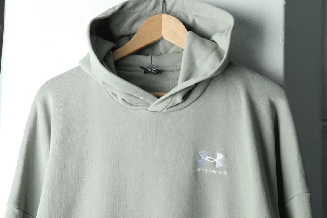 (L-XL) 언더아머 후드티셔츠 그린 올드스쿨-16047 상품이미지3
