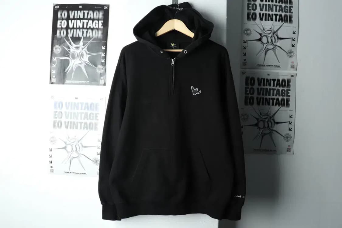 (XL-2XL) 마크곤잘레스 후드티셔츠 와릿이즌 반집업 블랙-16048 상품이미지2