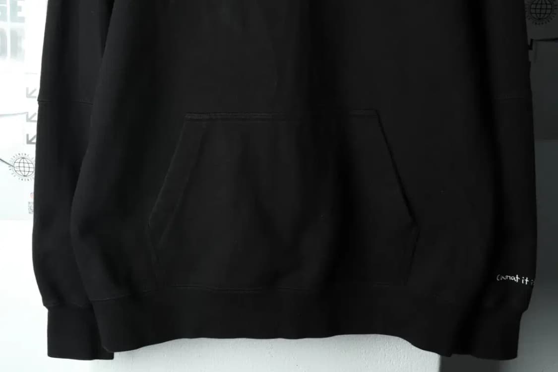 (XL-2XL) 마크곤잘레스 후드티셔츠 와릿이즌 반집업 블랙-16048 상품이미지4