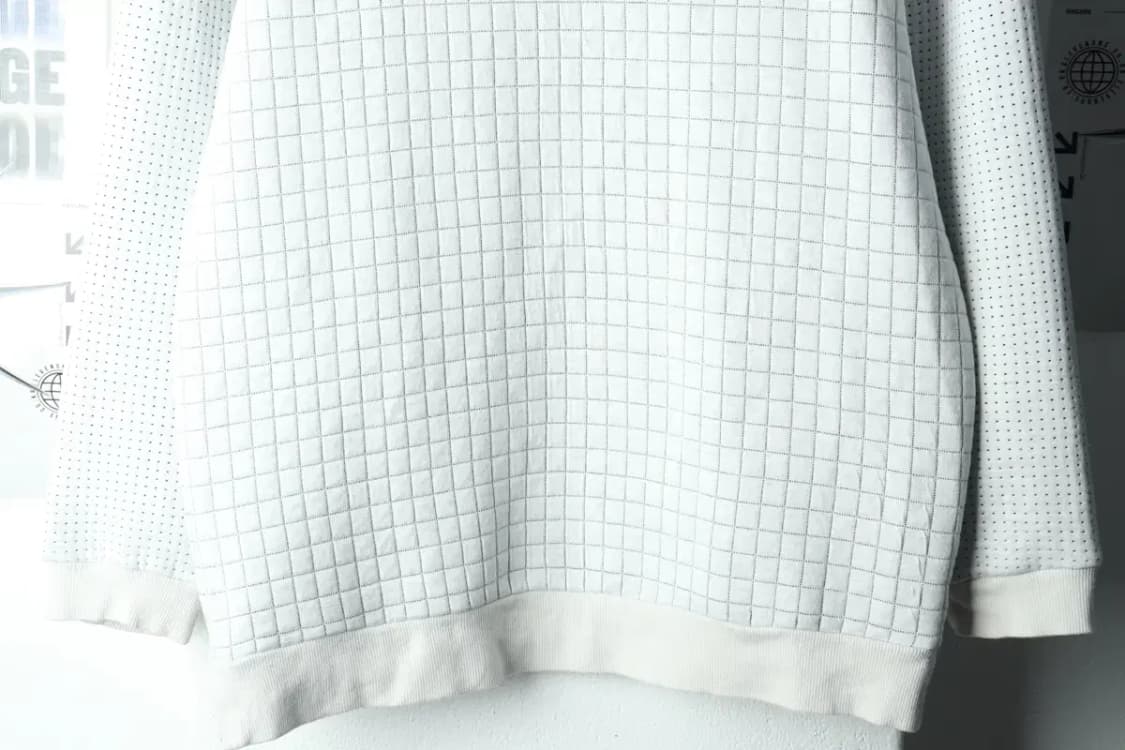 (M) 코오롱스포츠 후드티셔츠 반집업 화이트 누빔-1604A 상품이미지4