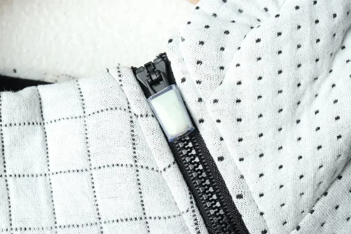 (M) 코오롱스포츠 후드티셔츠 반집업 화이트 누빔-1604A 상품이미지6