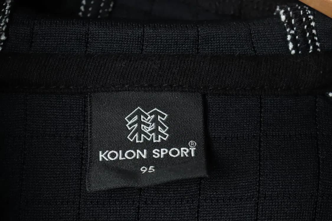 (M) 코오롱스포츠 후드티셔츠 반집업 화이트 누빔-1604A 상품이미지7