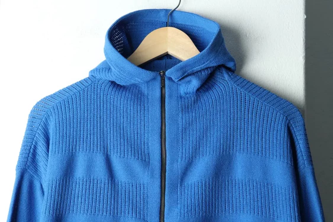 W(F) 시스템 후드티셔츠 한섬 반집업 니트-1604B 상품이미지3