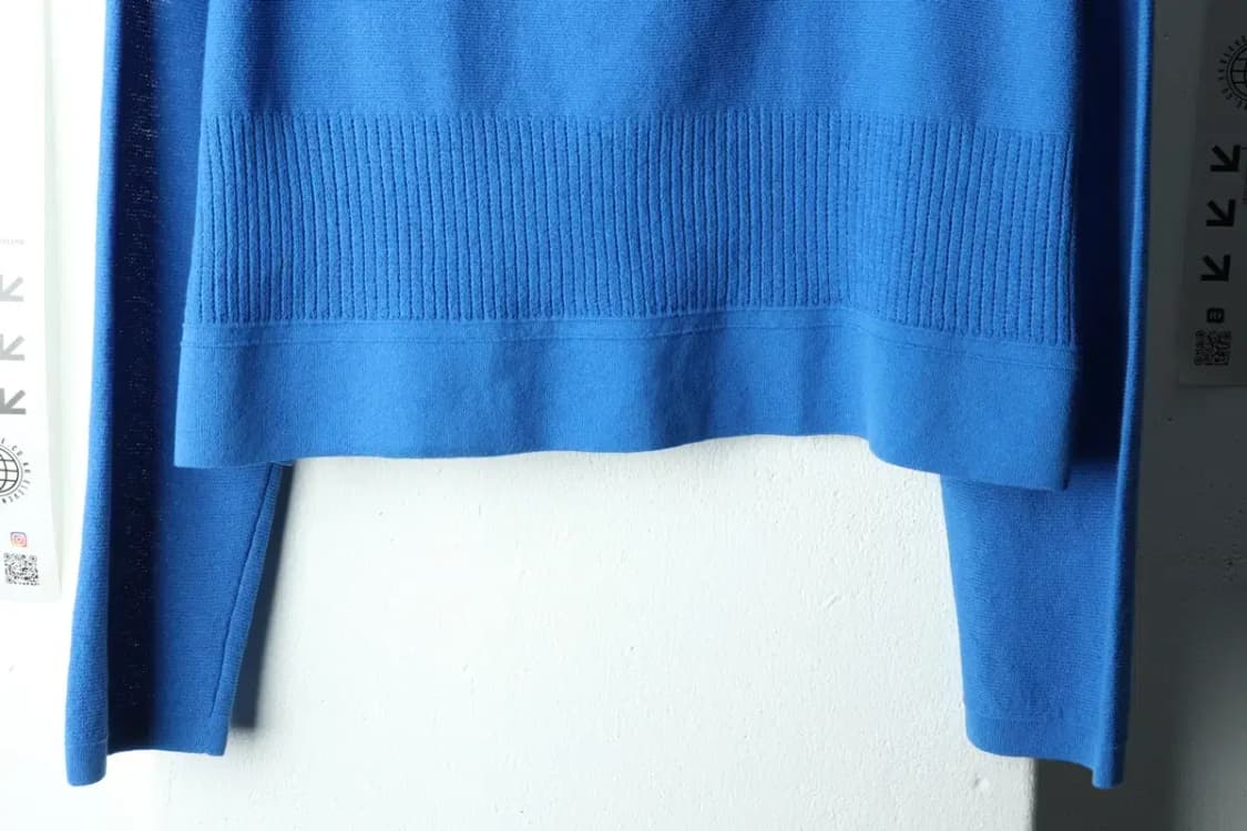 W(F) 시스템 후드티셔츠 한섬 반집업 니트-1604B 상품이미지4