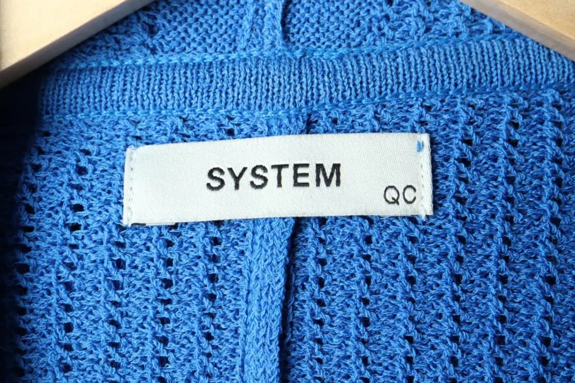 W(F) 시스템 후드티셔츠 한섬 반집업 니트-1604B 상품이미지5