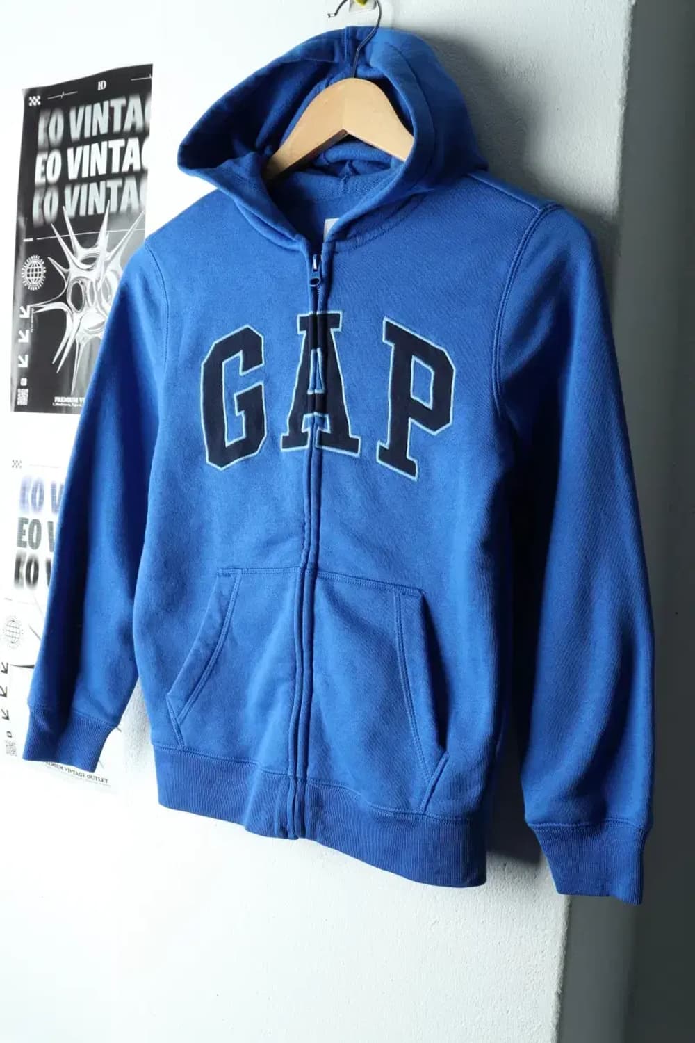 (M) 갭 후드집업 아동 키즈 빅로고 기모-1604D 상품이미지1