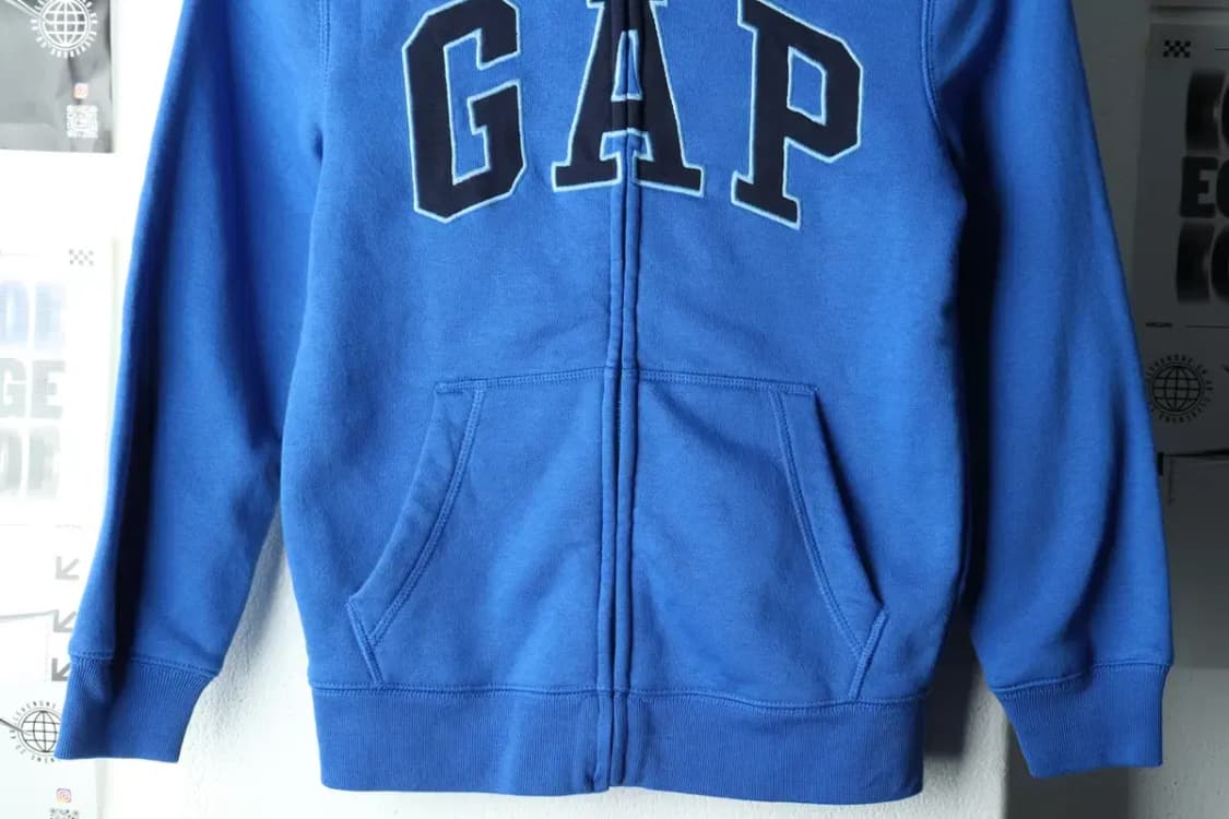 (M) 갭 후드집업 아동 키즈 빅로고 기모-1604D 상품이미지4