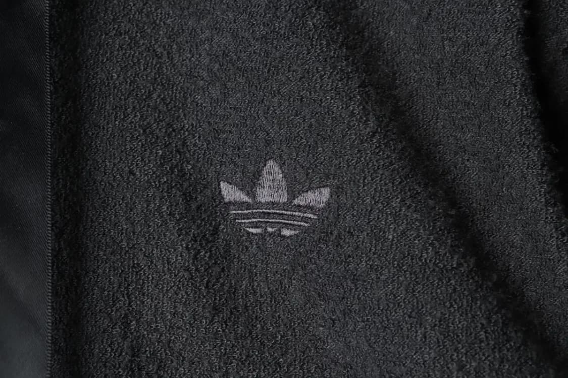 W(L-XL) 아디다스 후드집업 부클 타월 크롭 불꽃 한정판-1604E 상품이미지5