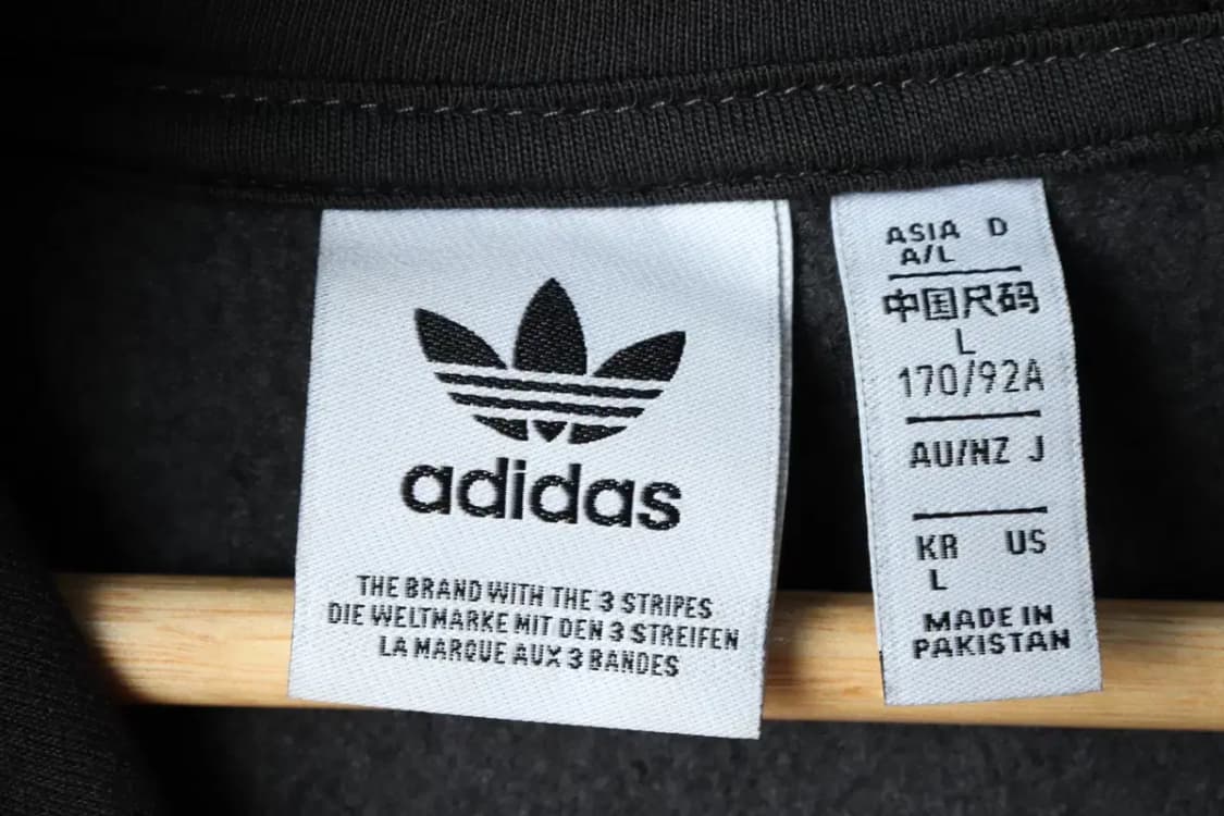 W(L-XL) 아디다스 후드집업 부클 타월 크롭 불꽃 한정판-1604E 상품이미지6