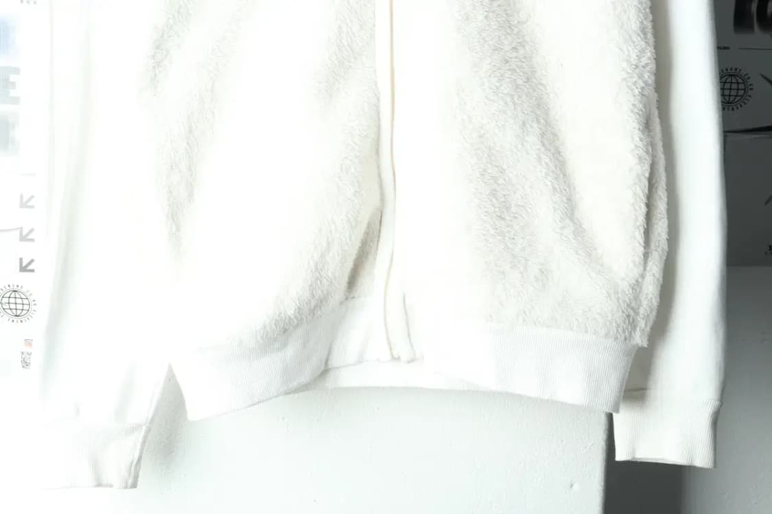 W(S) 아르마니 후드집업 후리스 화이트 키치-16050 상품이미지4