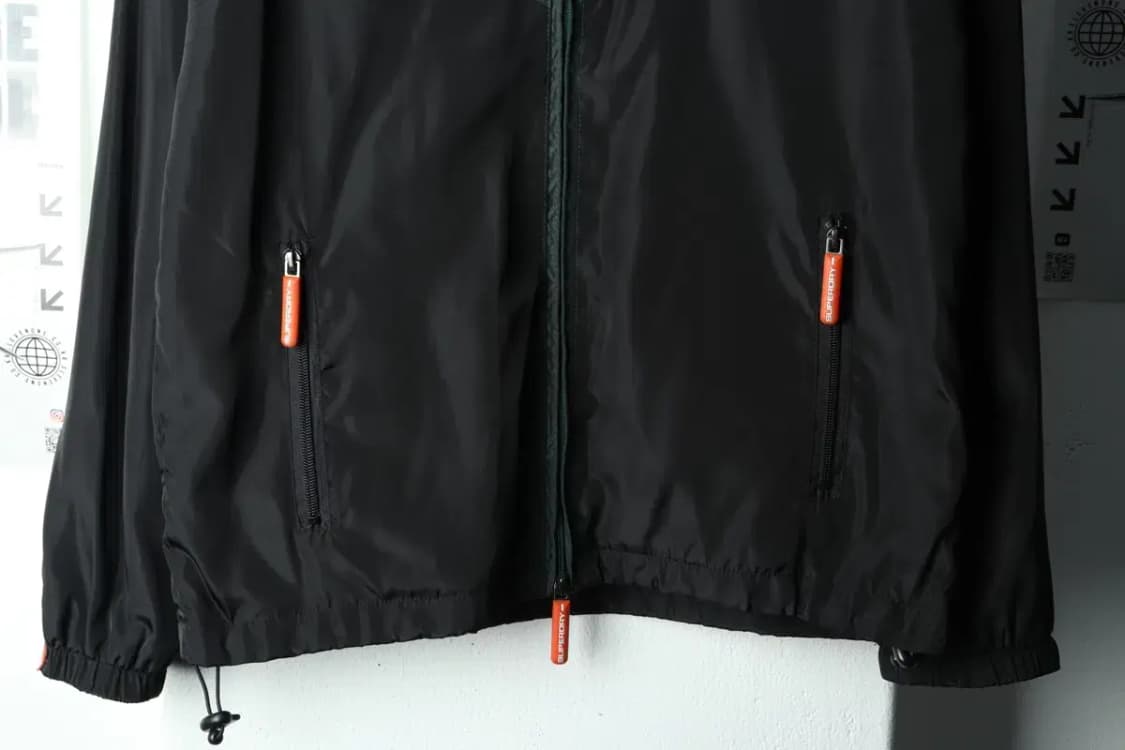 (L-XL) 슈퍼드라이 집업 바람막이 점퍼자켓 그린 올드스쿨-16052 상품이미지4