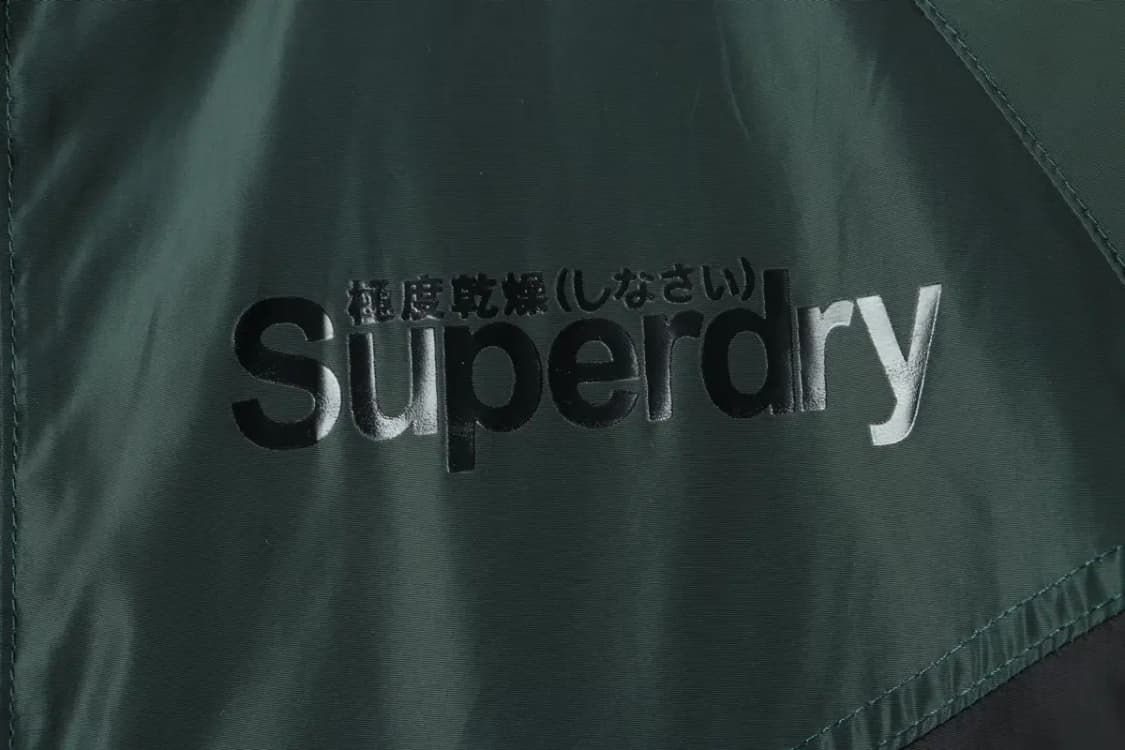 (L-XL) 슈퍼드라이 집업 바람막이 점퍼자켓 그린 올드스쿨-16052 상품이미지5