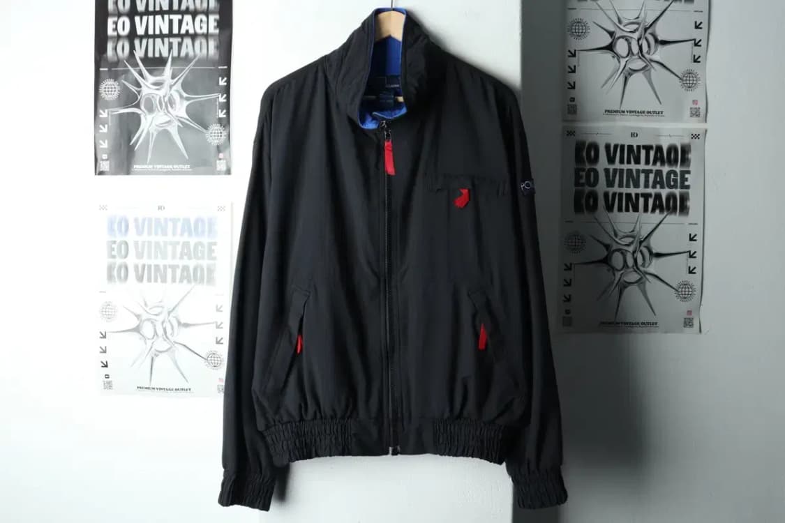 (XL) 폴로 랄프로렌 집업 바람막이 점퍼자켓 90년대 블랙-16053 상품이미지2