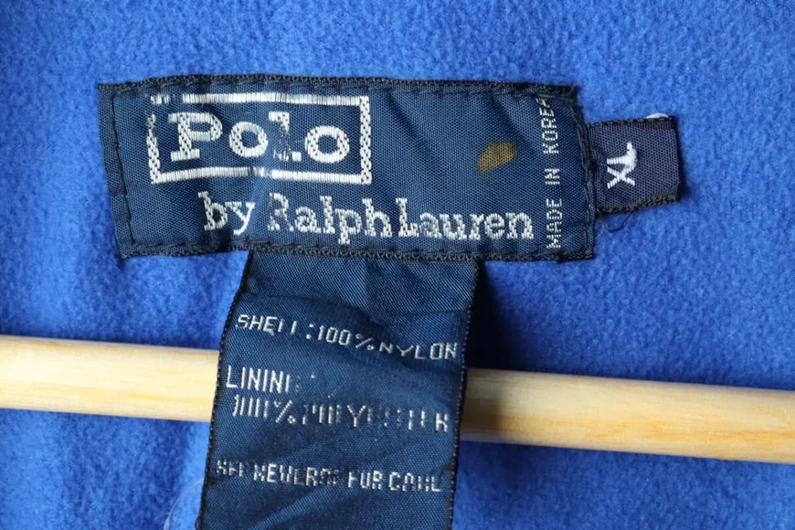(XL) 폴로 랄프로렌 집업 바람막이 점퍼자켓 90년대 블랙-16053 상품이미지6