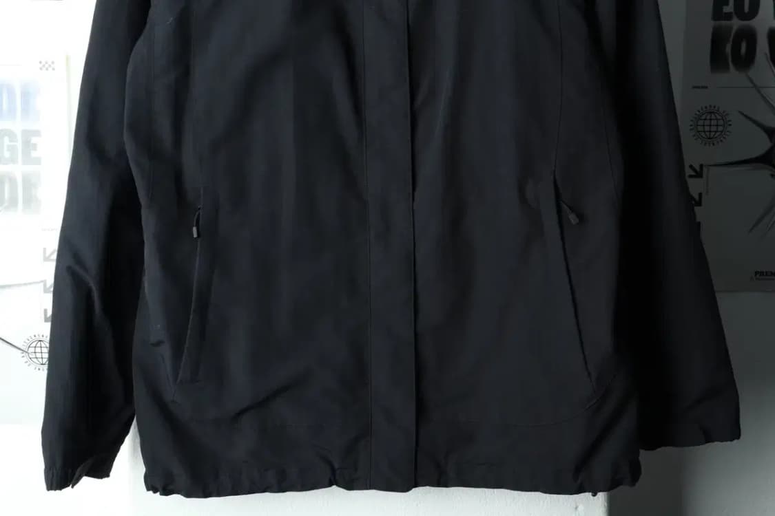 W(XL) 노스페이스 집업 바람막이 점퍼자켓 블랙 올드스쿨-16054 상품이미지4