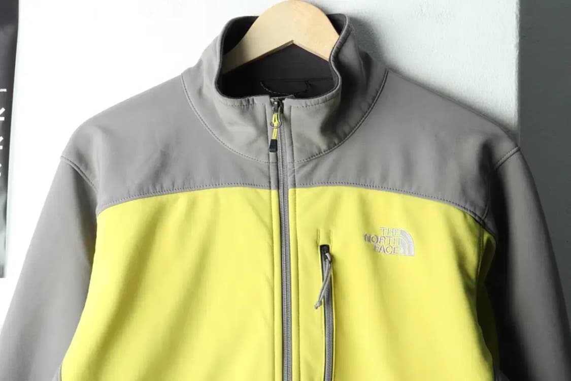 (M-L) 노스페이스 집업 바람막이 점퍼자켓 나그랑 노랑 기모-16055 상품이미지3