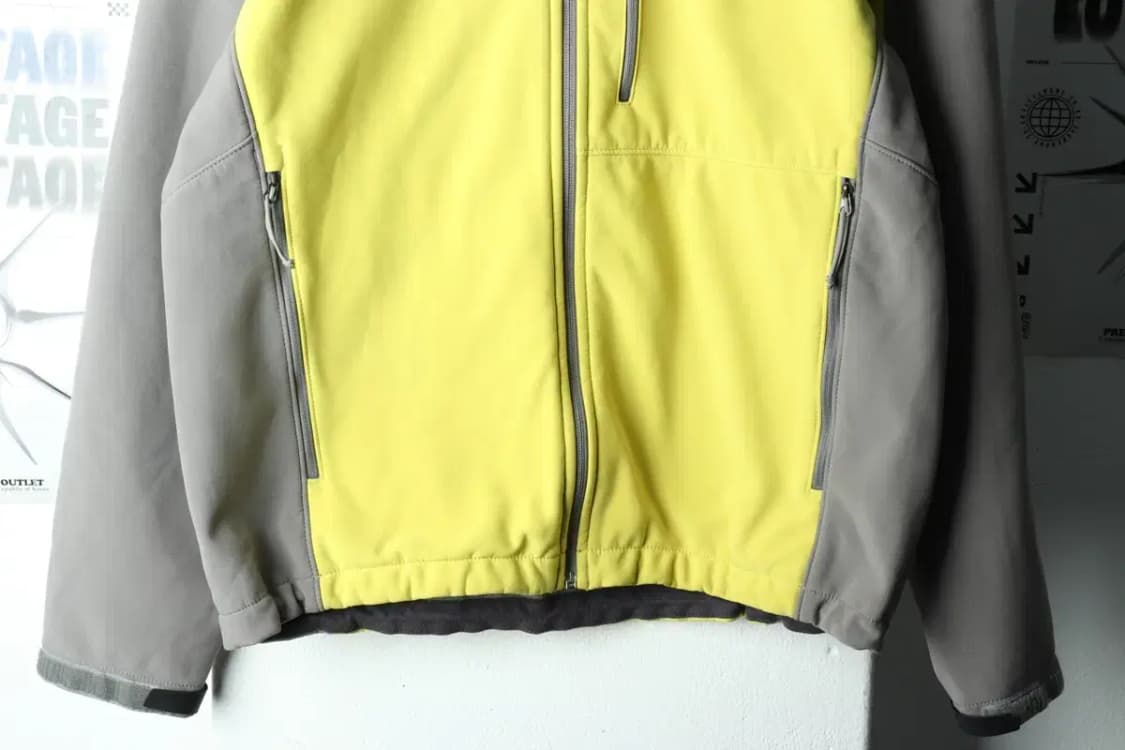(M-L) 노스페이스 집업 바람막이 점퍼자켓 나그랑 노랑 기모-16055 상품이미지4