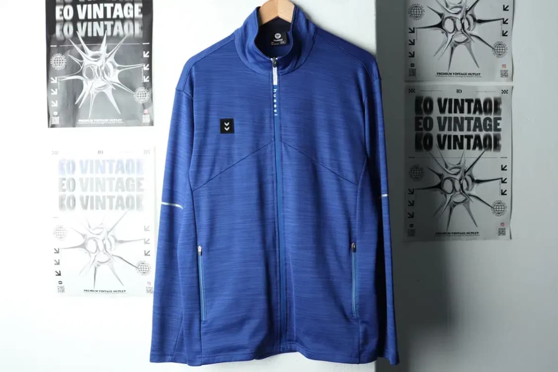 (3XL) 험멜 집업져지 트랙탑 빅사이즈 블루-16056 상품이미지2