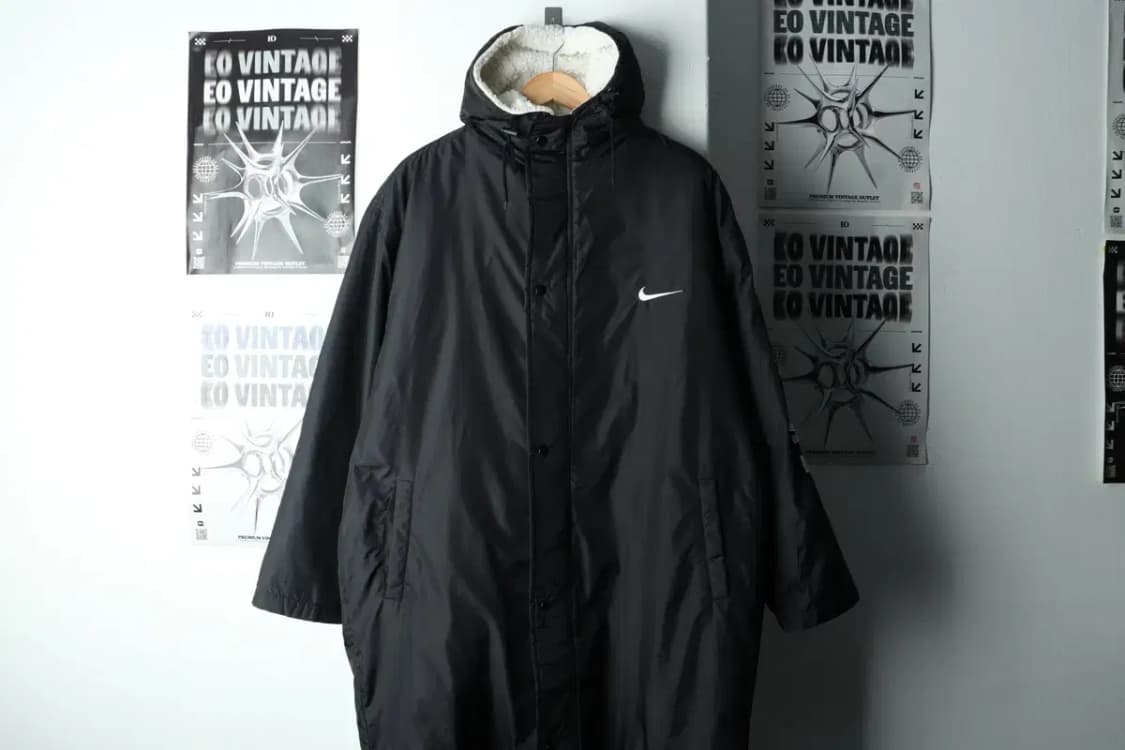 (XL) 나이키 패딩 점퍼자켓 00년대 양털 돕바 빅로고-1605D 상품이미지2