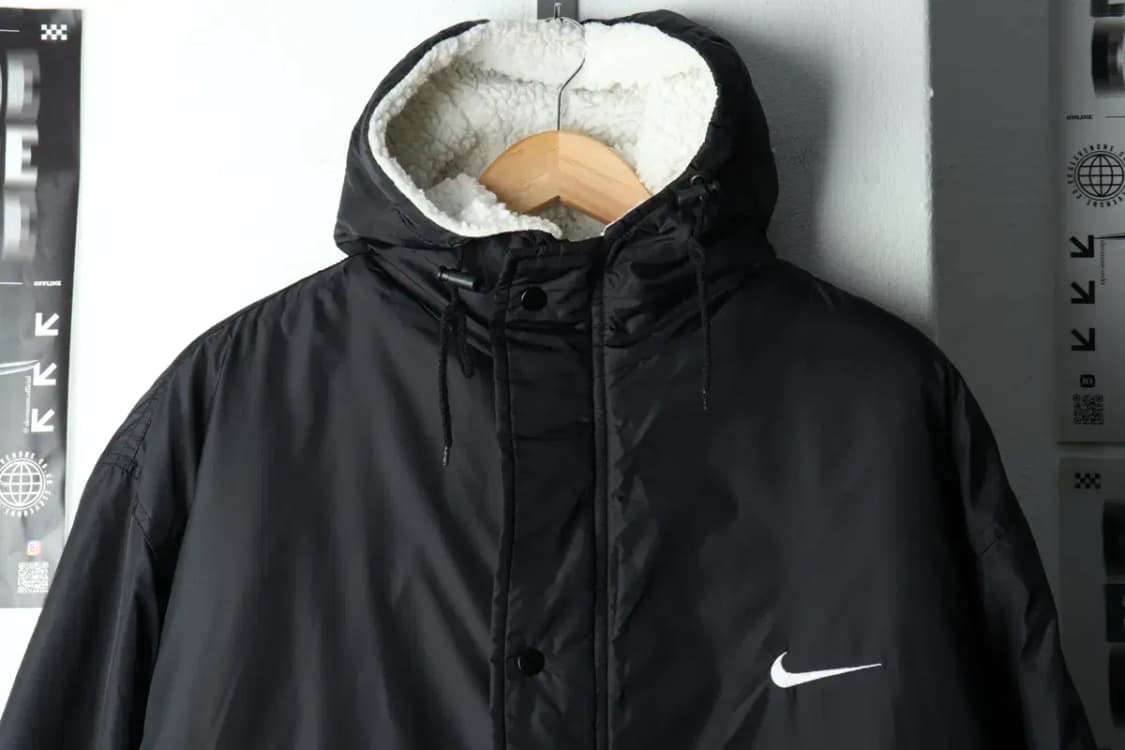(XL) 나이키 패딩 점퍼자켓 00년대 양털 돕바 빅로고-1605D 상품이미지3