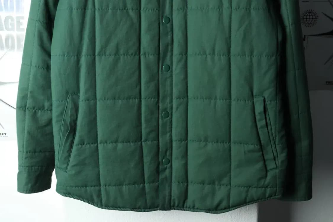(M) 세러데이 서프 패딩 점퍼자켓 그린 누빔 퀄팅-1605E 상품이미지4