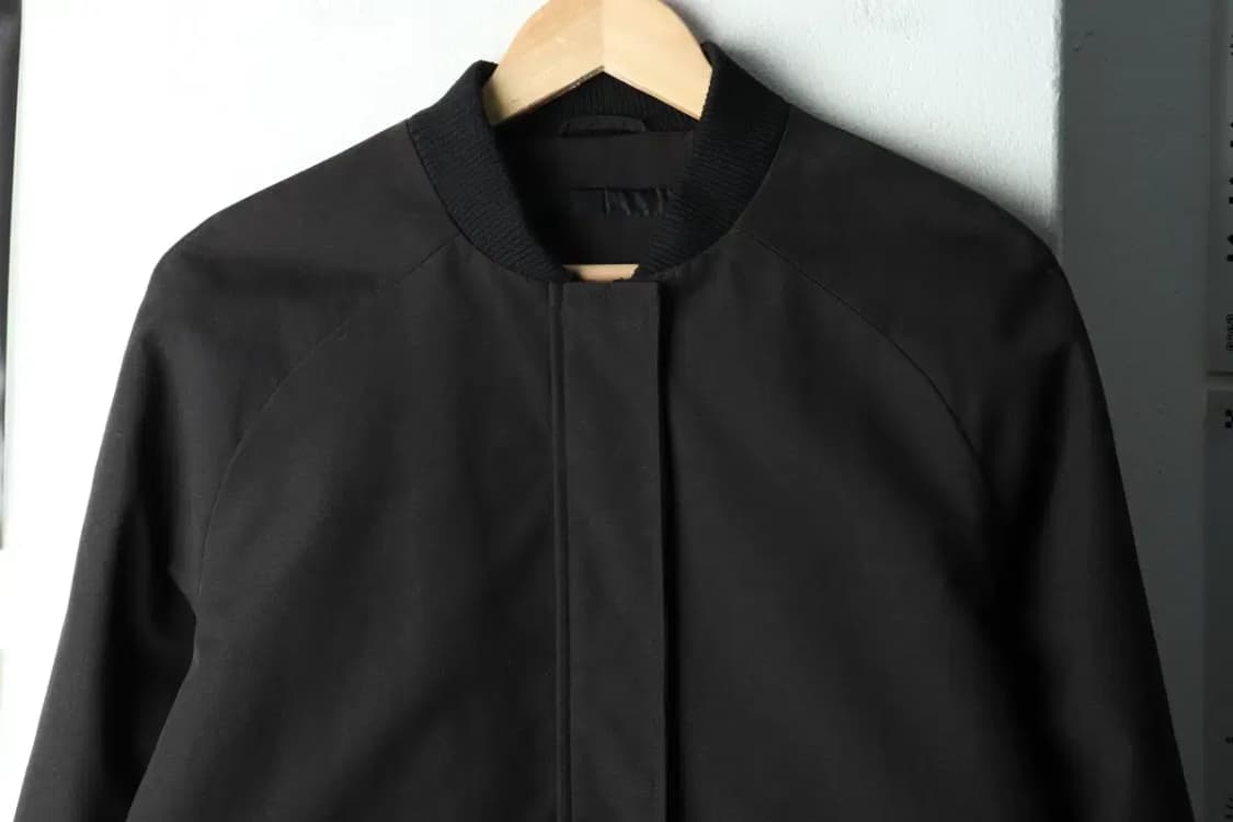 W(M-L) 시리즈 집업 바람막이 점퍼자켓 놈코어 블랙 롱-16066 상품이미지3