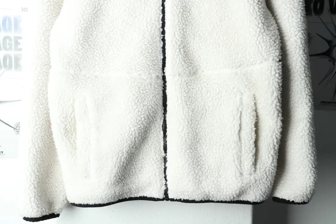 (M-L) 내셔널지오그래픽 후드집업 후리스 뽀글이 양털 화이트-16068 상품이미지4