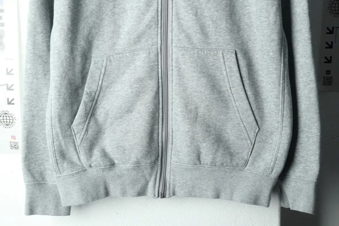 (M-L) 나이키 후드집업 그레이 기모 올드스쿨-16069 상품이미지4