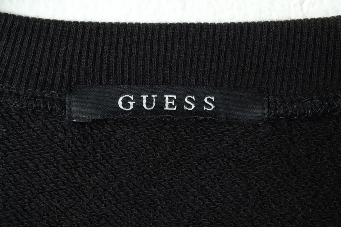 (XL) 게스 맨투맨 티셔츠 빅로고 블랙-1601A 상품이미지6