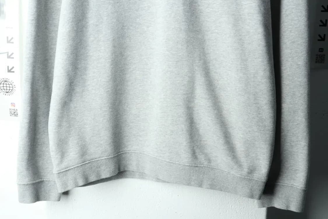 (2XL) 나이키 맨투맨 티셔츠 빅사이즈 그레이 기본-1601B 상품이미지4