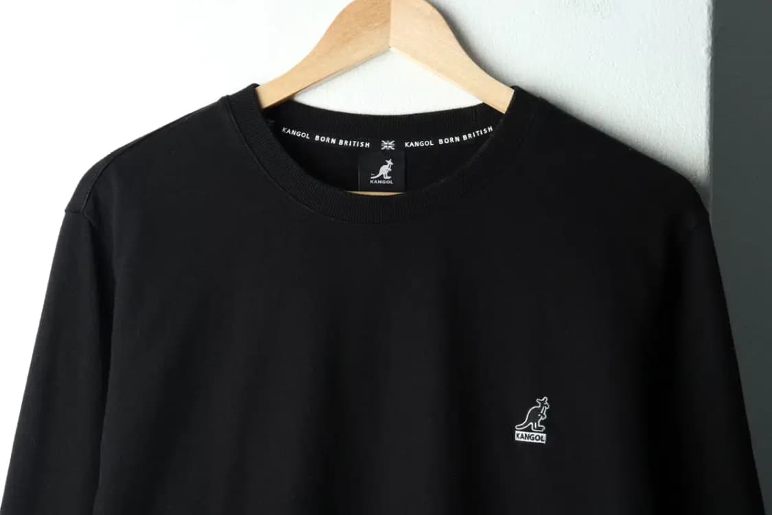 (XL) 캉골 맨투맨 티셔츠 블랙 로고 올드스쿨-1601C 상품이미지3