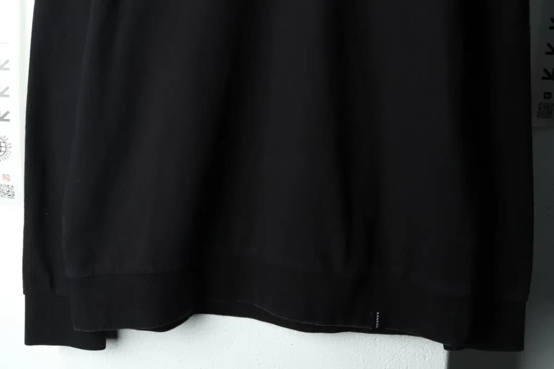 (XL) 캉골 맨투맨 티셔츠 블랙 로고 올드스쿨-1601C 상품이미지4