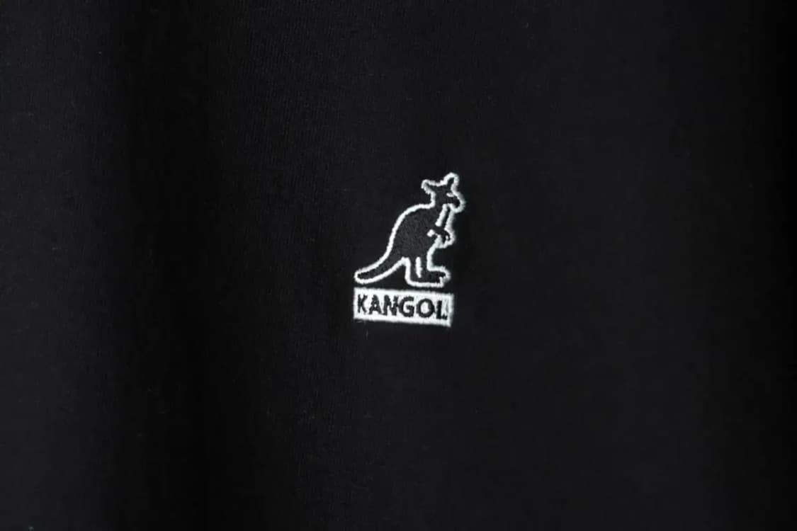 (XL) 캉골 맨투맨 티셔츠 블랙 로고 올드스쿨-1601C 상품이미지5