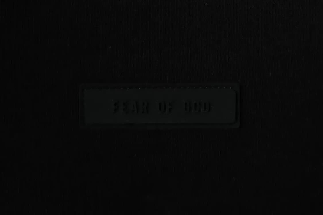 (L-2XL) 피오브갓 맨투맨 티셔츠 에센셜 블랙 기모-1601D 상품이미지6