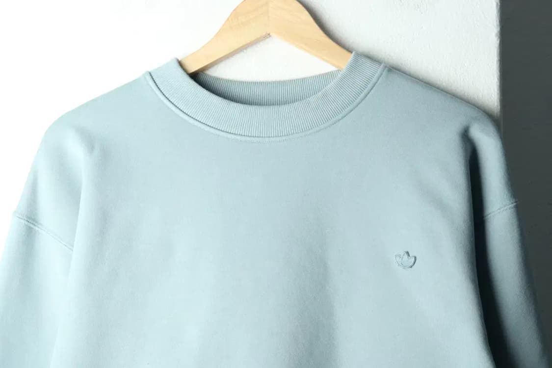 (3XL) 아디다스 맨투맨 티셔츠 빅사이즈 연블루 기모-1601E 상품이미지3