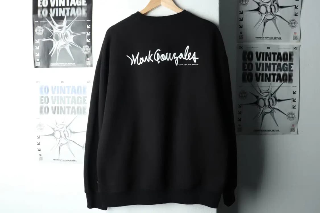 (XL) 마크곤잘레스 맨투맨 티셔츠 블랙 기모 올드스쿨-16020 상품이미지6