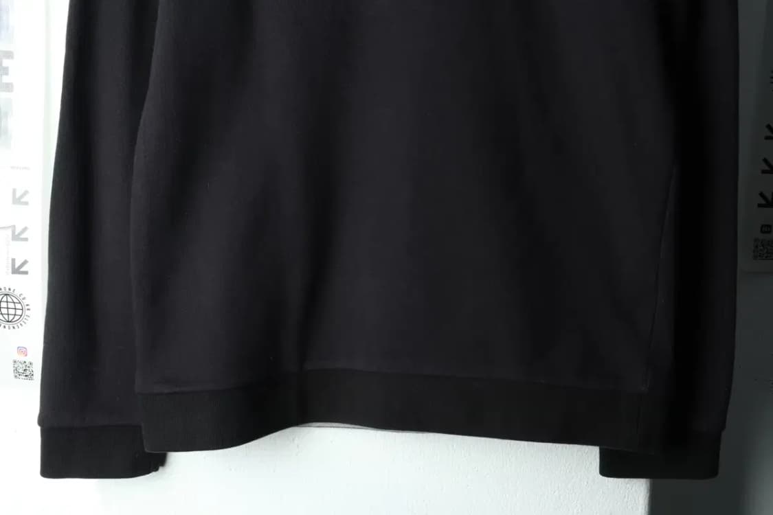 W(M) 라코스테 맨투맨 티셔츠 스몰로고 블랙-16021 상품이미지4